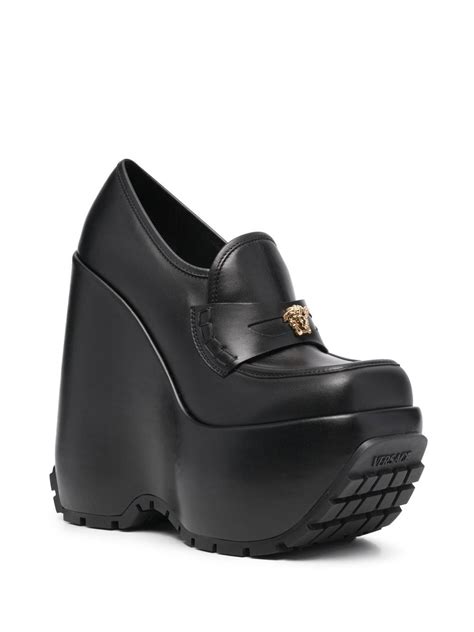 versace schuhe damen plateau|versace loafers.